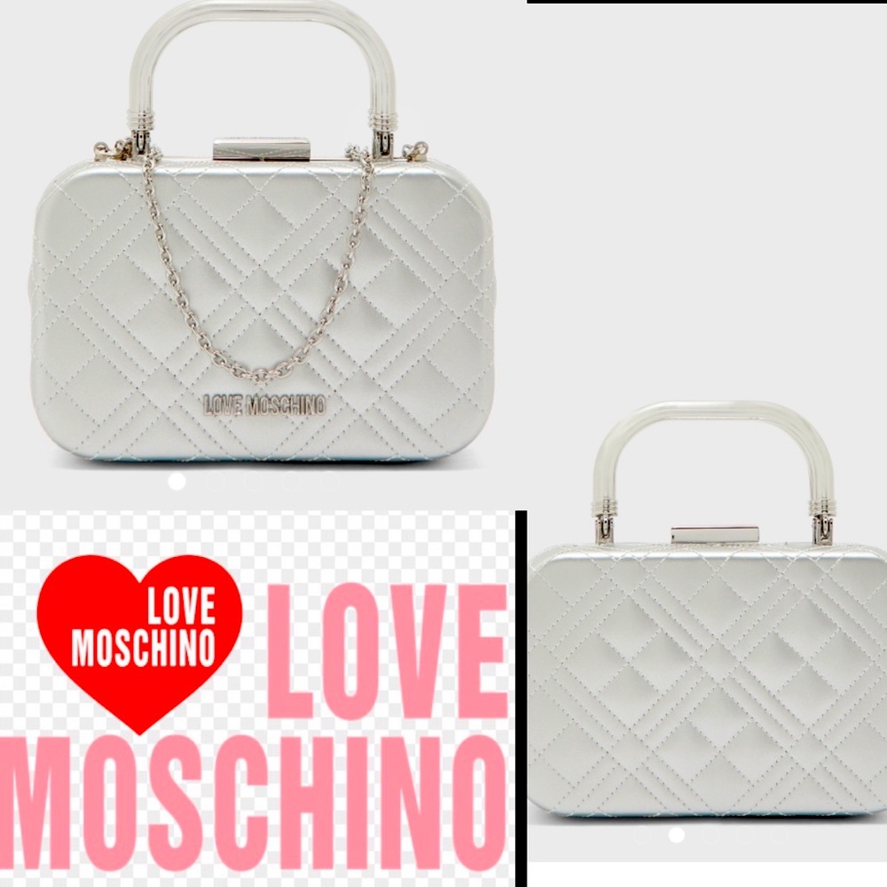 New!! LOVE MOSCHINO CROSS BODY CHAIN PUSH LOCK 💕
